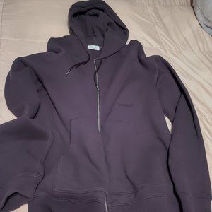 John Elliot Season 10 Faded Black Oversized zip hoodie very rare Mens Large